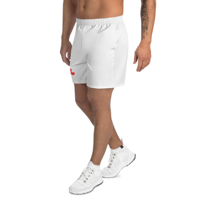 Men's White Athletic Shorts