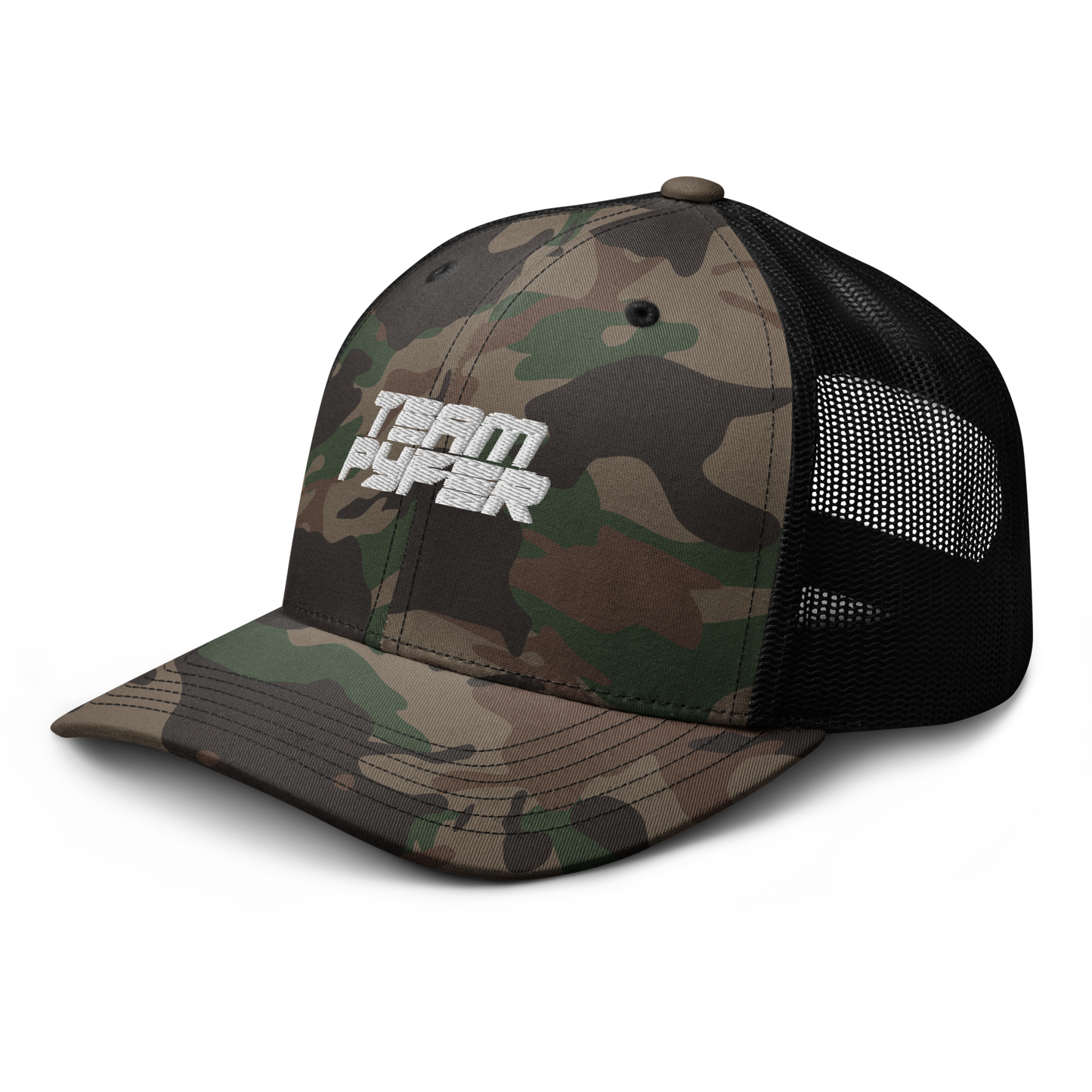 Camo trucker hat