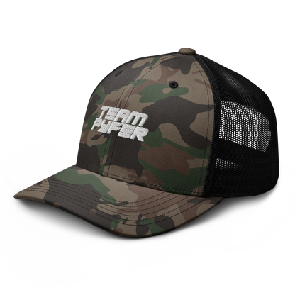 Camo trucker hat