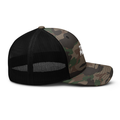 Camo trucker hat