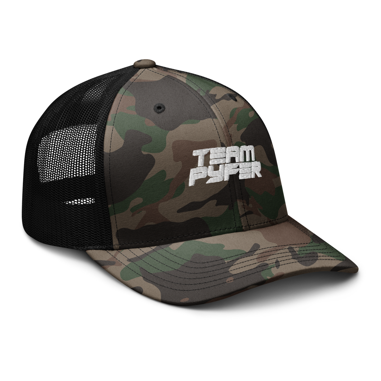 Camo trucker hat