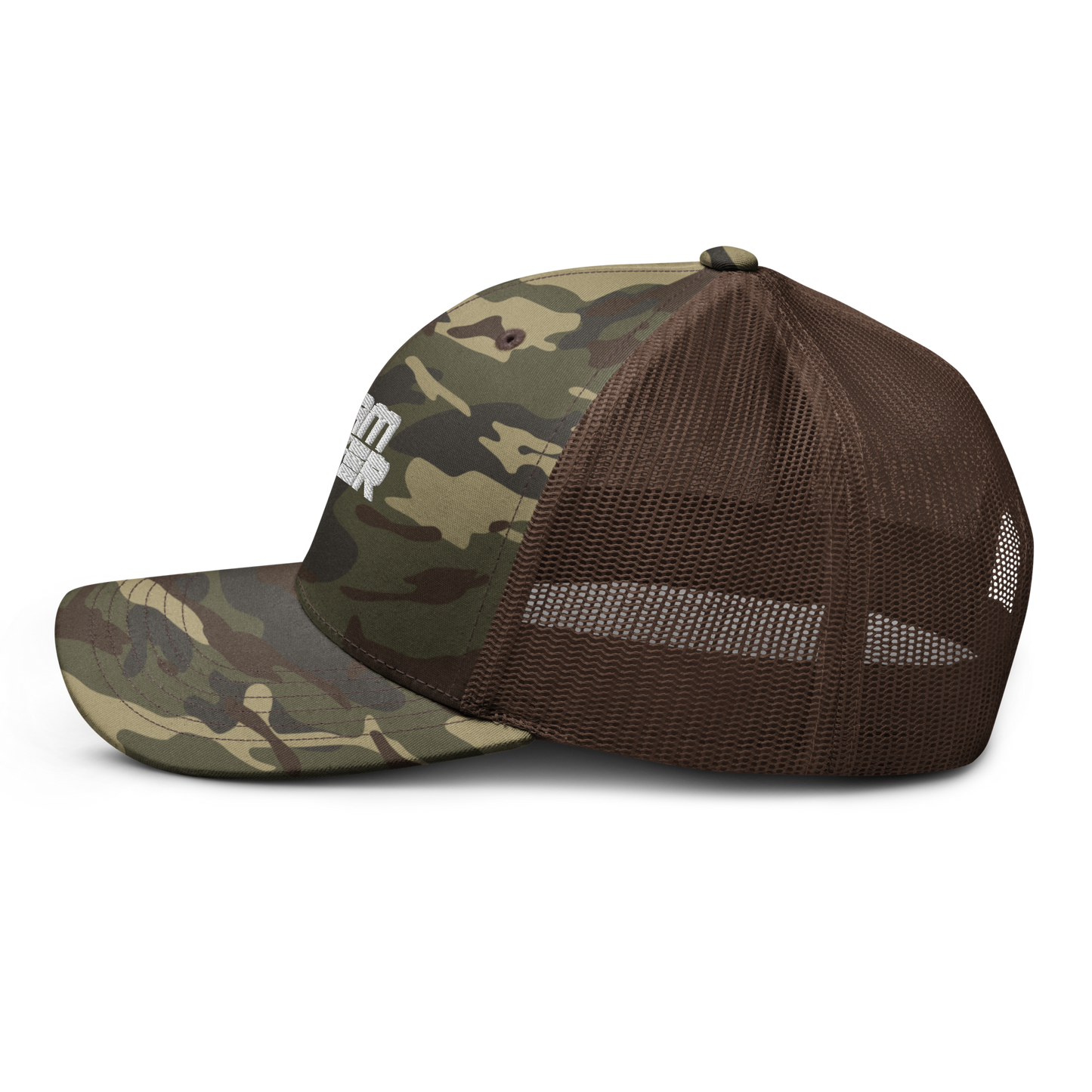 Camo trucker hat