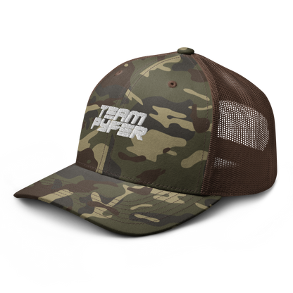 Camo trucker hat