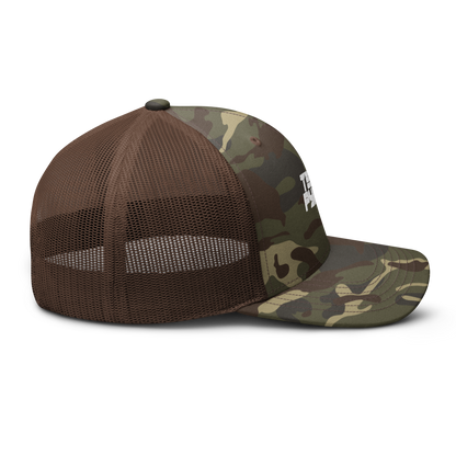 Camo trucker hat