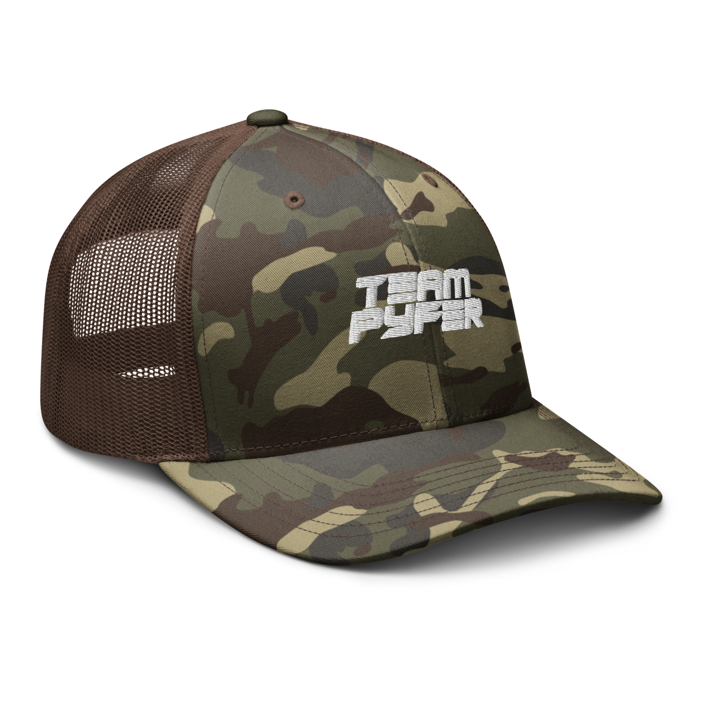 Camo trucker hat