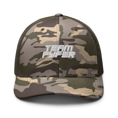 Camo trucker hat