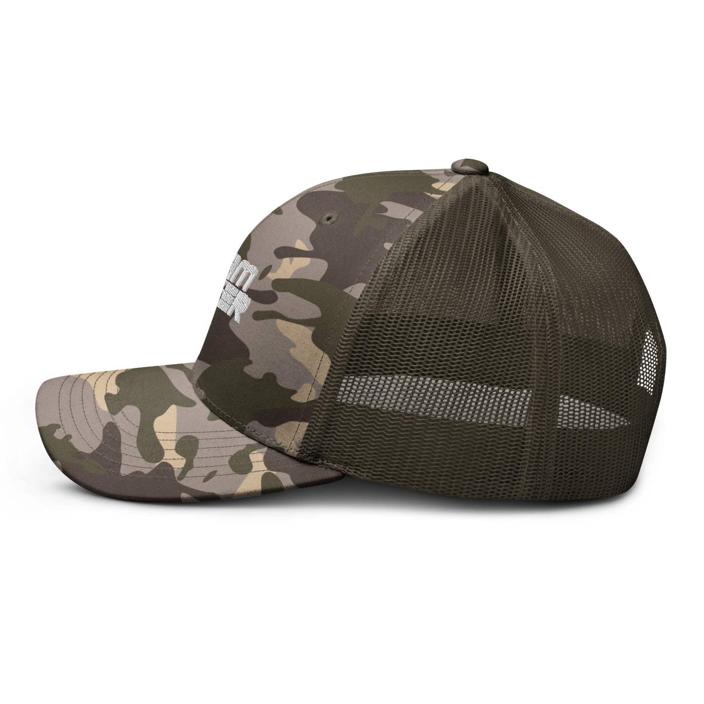 Camo trucker hat