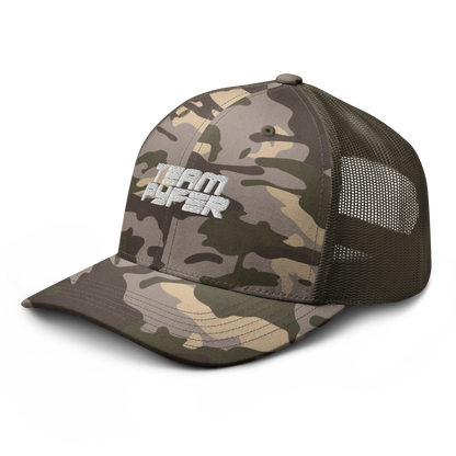 Camo trucker hat