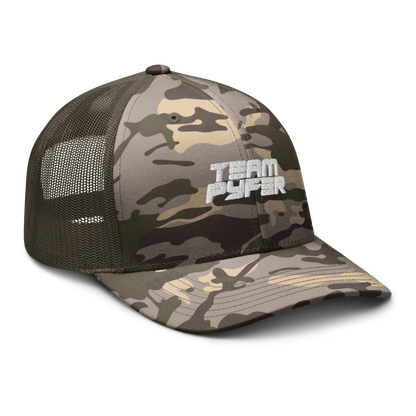 Camo trucker hat